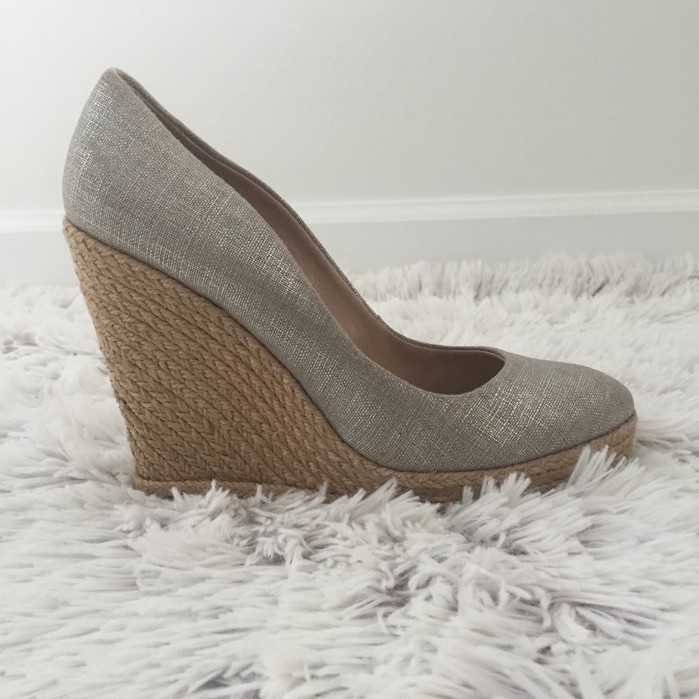 SCHUTZ Beige Wedge Pumps